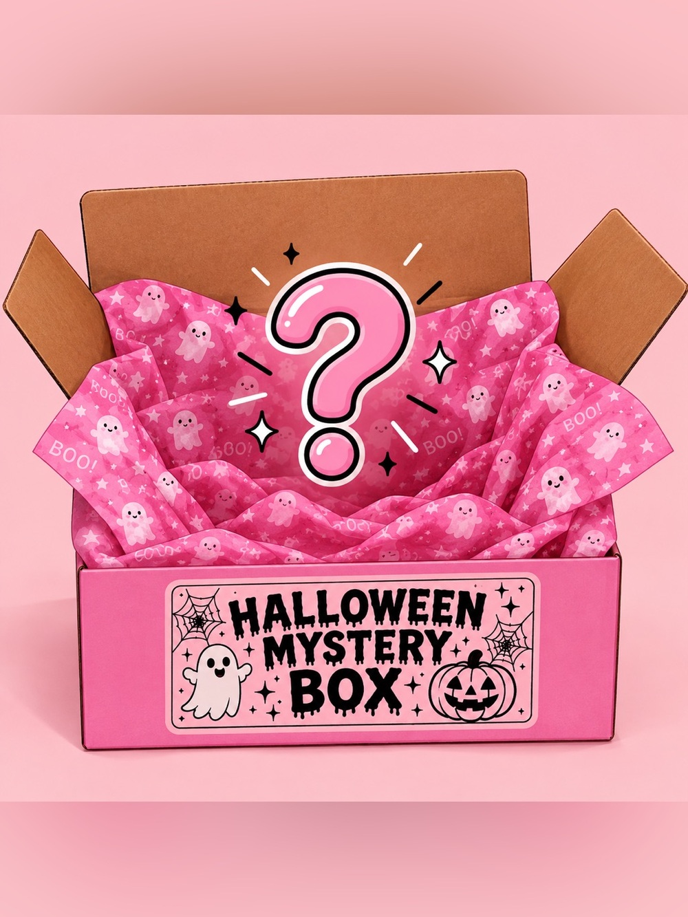 🎀Pink Boo Bundle🎀 — Halloween Mystery Box — 6 Items — Handmade